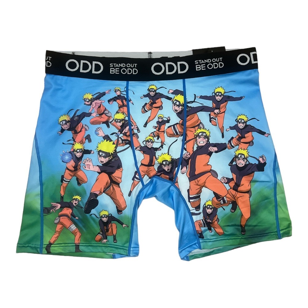 STAND OUT BE ODD Naruto Shippuden Boxer Briefs Men's LARGE NWT